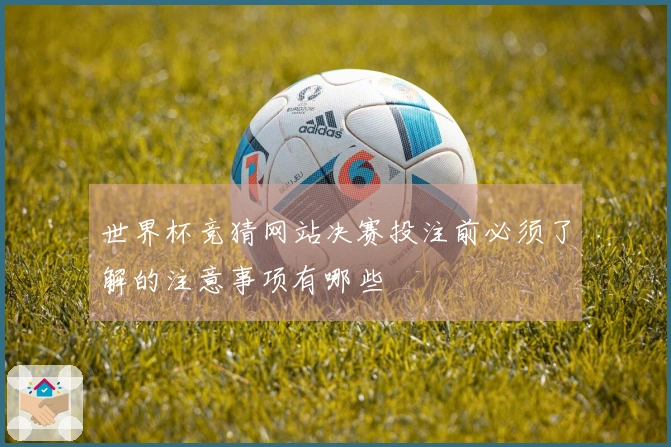 世界杯竞猜网站决赛投注前必须了解的注意事项有哪些