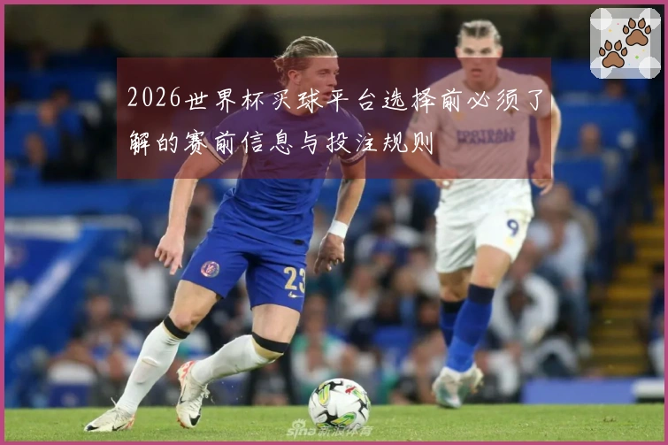 2026世界杯买球平台选择前必须了解的赛前信息与投注规则